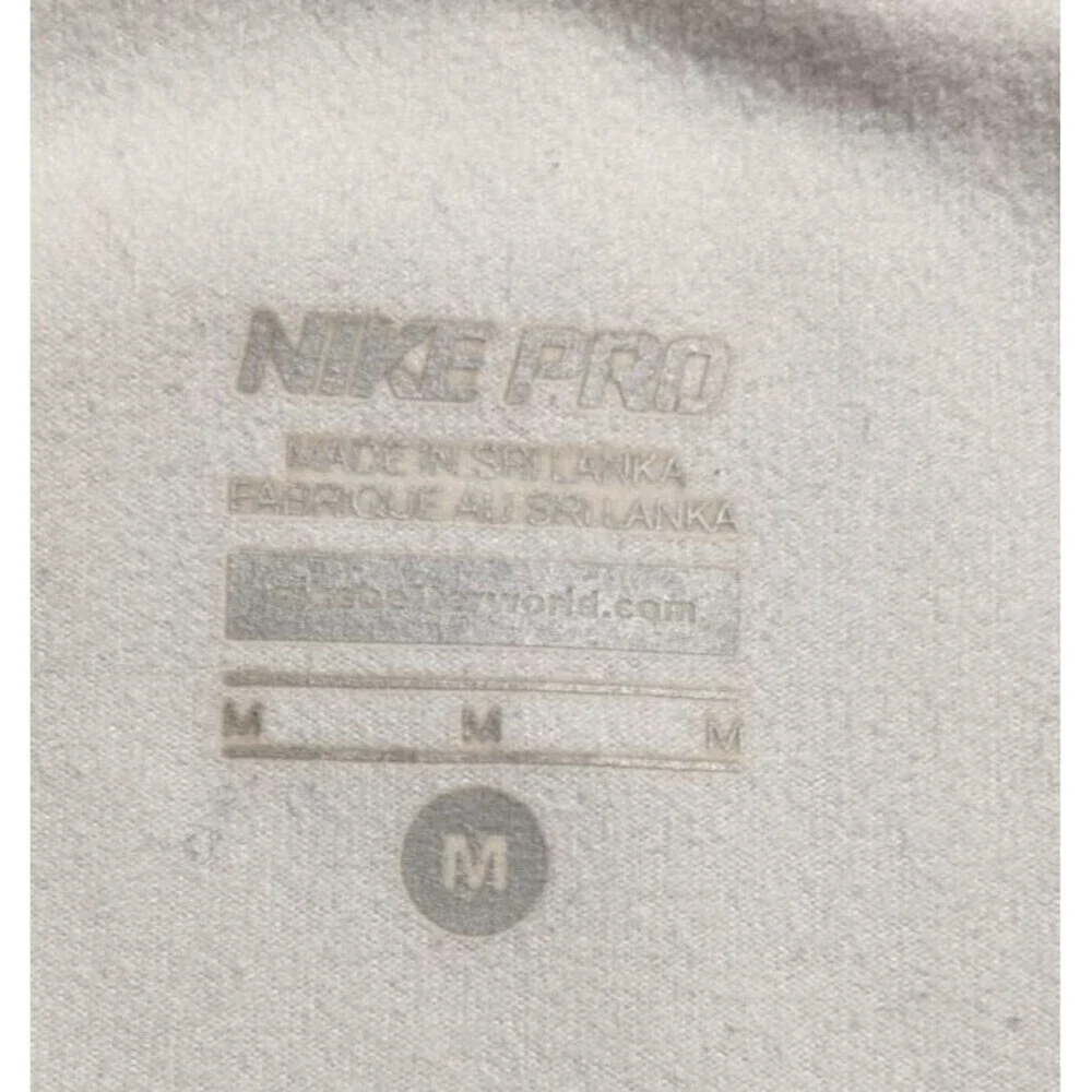 Women's Nike Pro Dri-Fit Long Sleeve 1/2 Zip Athletic Running Workout Top Medium